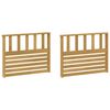 vidaXL Модул с подлакътници 2 pcs Бяло 80 x 6 x 61 см