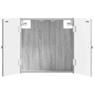 vidaXL Кабинет за дартборд BREDA Сив Сонома 52,5 x 10,5 x 53,5 см