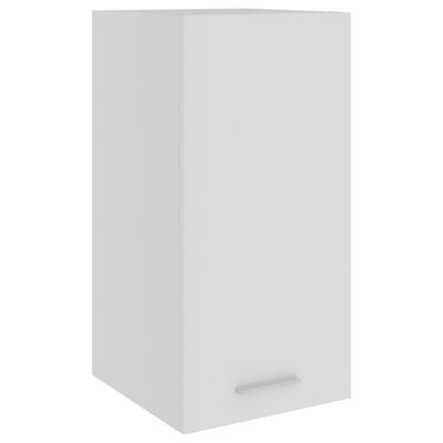 vidaXL Висящ шкаф, бял, 29,5x31x60 см, ПДЧ