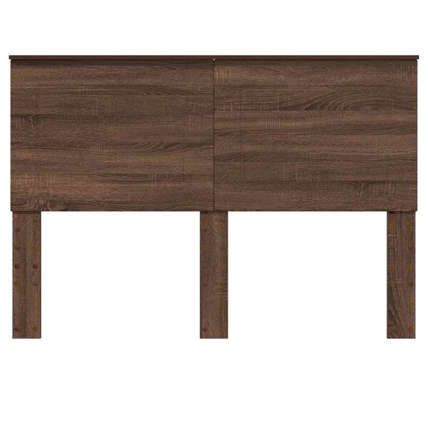 vidaXL Облегалка за глава Кафяв дъб 200 cm Инженерно дърво