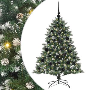 vidaXL С изкуствено коледно дърво Зелен 120 cm