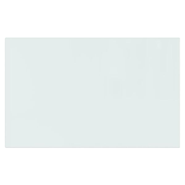 vidaXL Стъклена подложка за камина, правоъгълна, 80x50 см