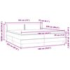 vidaXL Боксспринг легло с матраци, тъмнозелено, 180x220 см, кадифе
