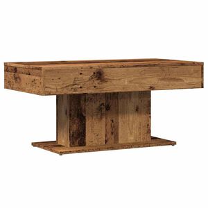 vidaXL Холна маса, старо дърво, 96x50x45 см, инженерно дърво