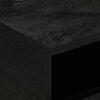 vidaXL Кафе маса, черна, 80x54x40 см, инженерно дърво