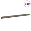 vidaXL Профили за ръбове на стълби 30 бр. Шампанско 67 x 3.5 x 3 см