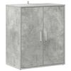 vidaXL Шкафове за обувки 60 x 35 x 70 cm Бетонно сиво 5 чифта обувки