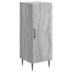 vidaXL Служебен шкаф Сива сонома 33 x 34,5 x 89,5 см