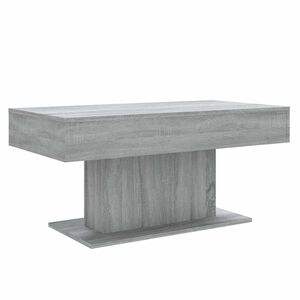 vidaXL Маса за кафе, сив сонома, 96x50x45 см, инженерно дърво