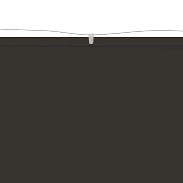 vidaXL Вертикален сенник, антрацит, 60x600 см, оксфорд плат