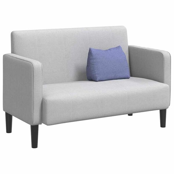 vidaXL Възглавница за гръб Дънково син 45 x 20 x 35 см текстил