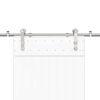 vidaXL Механизъм за плъзгаща врата 200 см неръждаема стомана сребрист