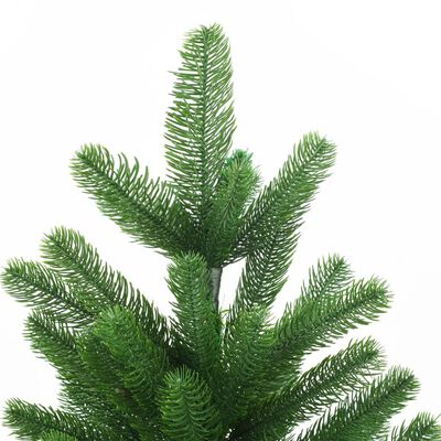 vidaXL Изкуствено коледно дърво, реалистични иглички, 180 см, зелено