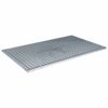 vidaXL Решетка Сребристо 100 x 60 x 2 cm Горещо поцинкована стомана