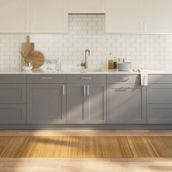 vidaXL Килим, правоъгълен, натурален, 70x500 см, бамбук