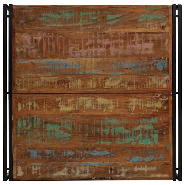 vidaXL Масичка за кафе Multicolour Масивна дървесина Reclaimed