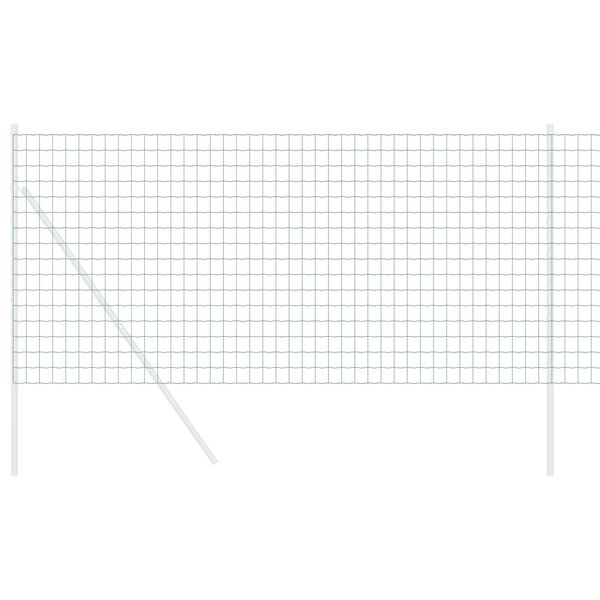 vidaXL Европейска ограда Зелен 0.6 x 50 м Желязо с PVC покритие