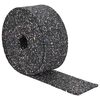 vidaXL Ролка с гранулат от каучук Черно 500 x 12 x 0,3 см Каучук