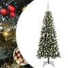 vidaXL С изкуствено коледно дърво с 150 LED светодиода Зелен 150 cm