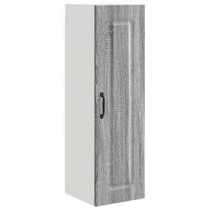 vidaXL Панел за миялна машина Kalmar Сив Сонома 30 x 31 x 100 см
