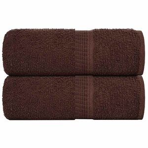 vidaXL Кърпи за пране FROGN 2 бр. Кафяви 30x30 см 360 г/м&sup2;