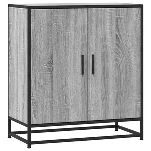 vidaXL Шкаф Grey Sonoma 68x35x76 cm Изработена дървесина и метал