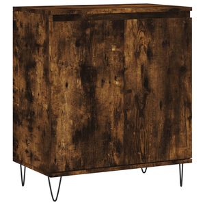 vidaXL Сайдборд, опушен дъб, 60x35x70 см, инженерно дърво