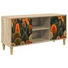 vidaXL ТВ шкаф ZAANDAM 102 x 33 x 50 см Сонома Инженерна дървесина