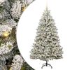 vidaXL С изкуствено коледно дърво 180 cm 300 LED светодиода Топло бяло