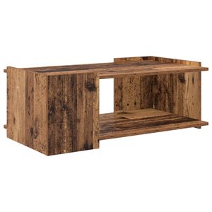 vidaXL Масичка за кафе Старо дърво 90 x 50 x 33 см Инженерна дървесина
