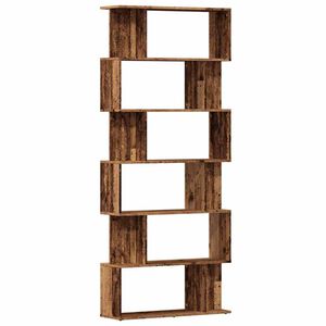 vidaXL Шкаф за книги от старо дърво 80x24x192 cm Инженерна дървесина