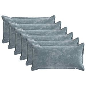vidaXL Калъфка за възглавница 6 pcs HOUTEN Светлосиньо 40 x 80 cm