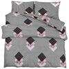 vidaXL Комплект плик за завивка, многоцветен, 260x220 см, памук