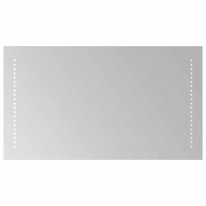 vidaXL LED огледало за баня Прозрачен 70 x 40 cm закалено стъкло