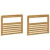 vidaXL Модул с подлакътници 2 pcs Бяло 79 x 6 x 61 см
