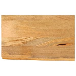 vidaXL Плот за маса, жив ръб, 40x20x2,5 см, масивно дърво манго