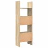 vidaXL Библиотека, дъб сонома, 60x35x180 см, инженерно дърво