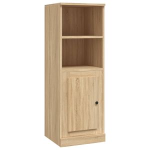 vidaXL Висок шкаф, дъб сонома, 36x35,5x103,5 см, инженерно дърво