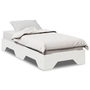 vidaXL Рамка за легло без матрак с възможност за подреждане 90x190 cm