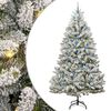 vidaXL С изкуствено коледно дърво 240 cm 300 LED светодиода Топло бяло