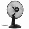 vidaXL Настолен вентилатор, 3 скорости, 30 см, 40 W, черен