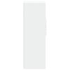 vidaXL Висок шкаф, бял, 50x42,5x124 см, инженерно дърво