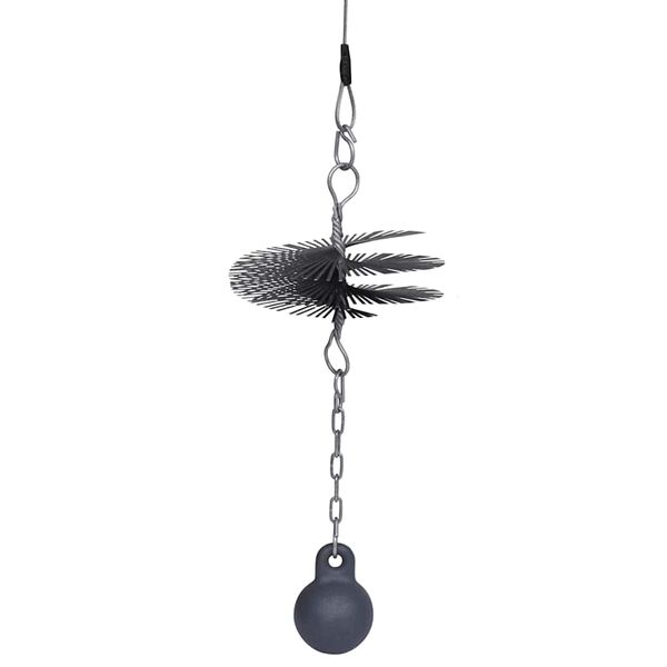 Кръгла четка за почистване на комин, диаметър 15 см