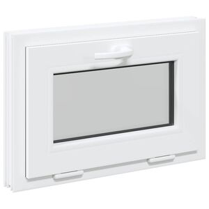 vidaXL Прозорец за мазе RISOR 60 x 40 cm PVC и стъкло