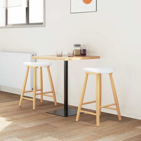 vidaXL Обедени столове 2 pcs Естествен 46 x 37 x 63 см