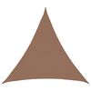 vidaXL Слънцезащитен плат Таупе 2 x 2 x 2 m HDPE