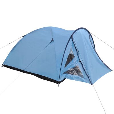 vidaXL 3-местна палатка, синя
