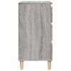 vidaXL Нощно шкафче, сив сонома, 40x35x70 см, инженерно дърво