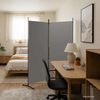 vidaXL Параван за стая, 2 панела, антрацит, 175x180 cм, текстил