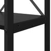 vidaXL Рафт за книги Черния дъб 40 x 30 x 85 см Инженерно дърво